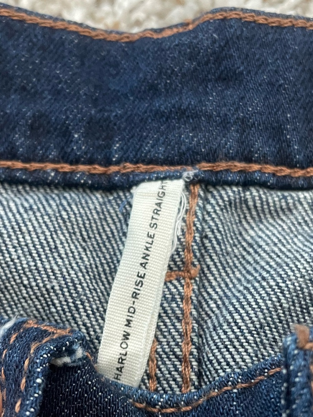 rag & bone Harlow Mid-Rise Ankle Straight Jeans Women’s 27 - Picture 4 of 8